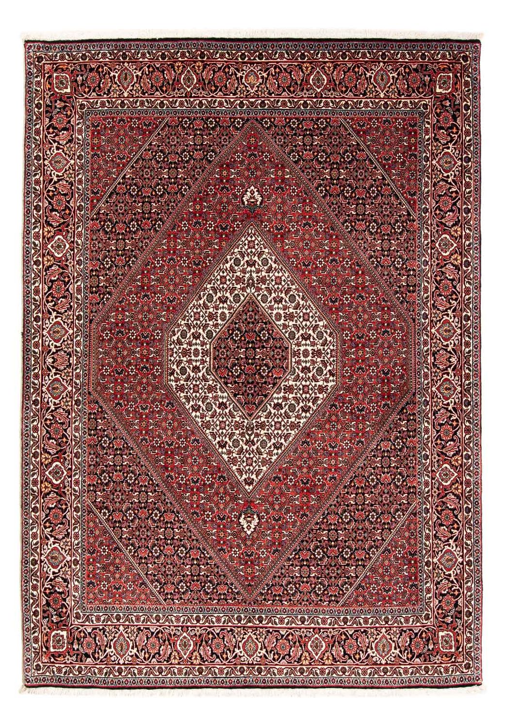 Alfombra persa - Bidjar - 243 x 170 cm - rojo claro