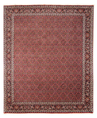Alfombra persa - Bidjar - 300 x 252 cm - rojo oscuro
