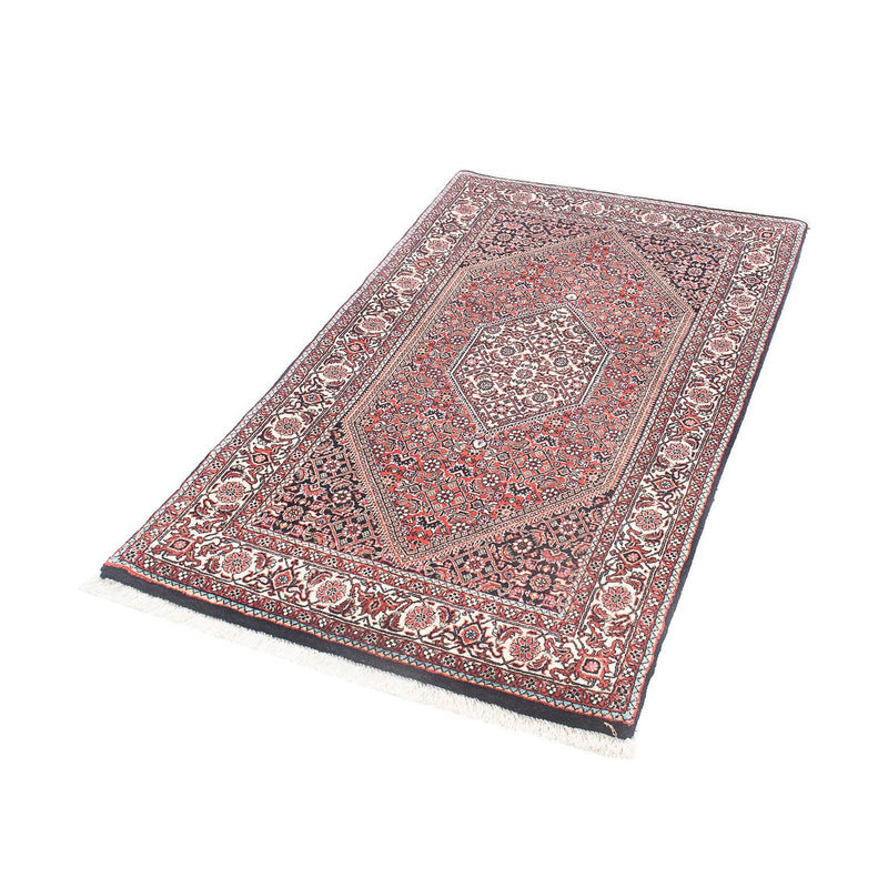 Alfombra persa - Bidjar - 144 x 81 cm - rojo claro