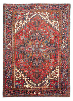 Alfombra persa - Nómada - 275 x 198 cm - rojo claro