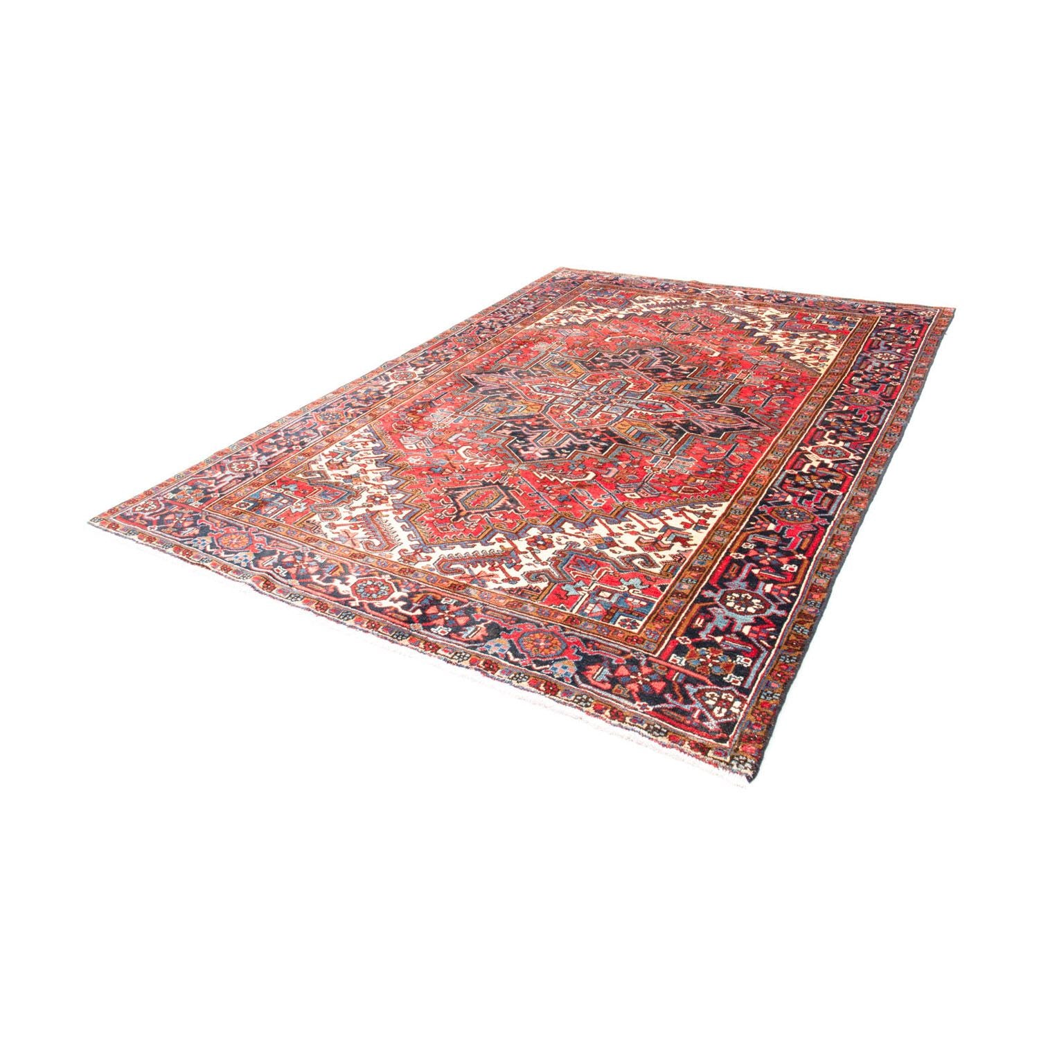 Alfombra persa - Nómada - 275 x 198 cm - rojo claro