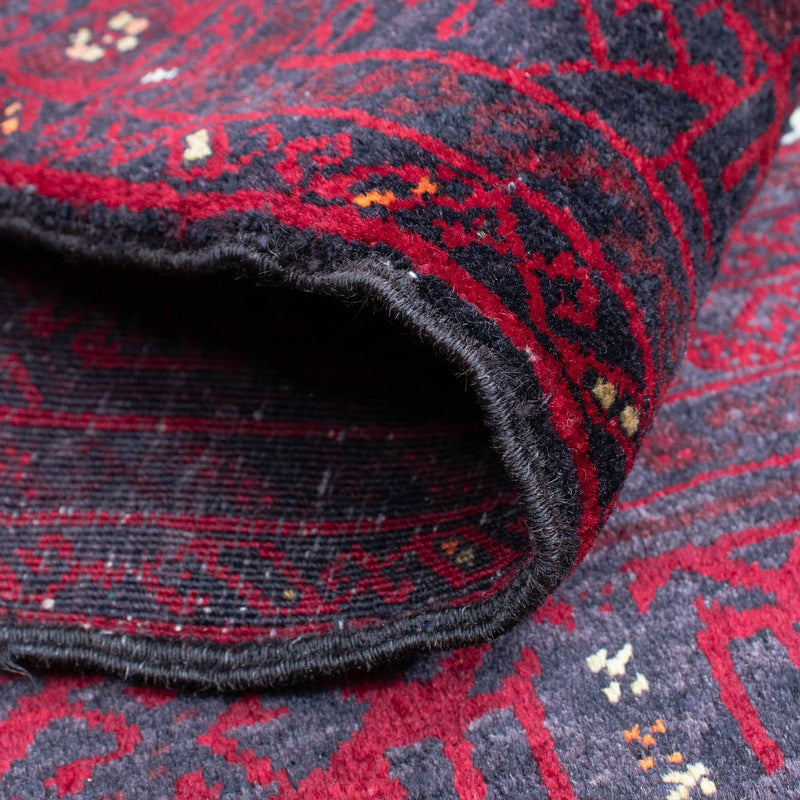 Alfombra Belutsch - 148 x 92 cm - rojo oscuro
