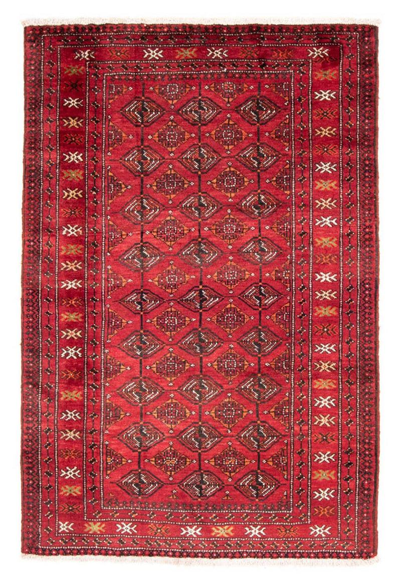 Alfombra Belutsch - 203 x 136 cm - rojo