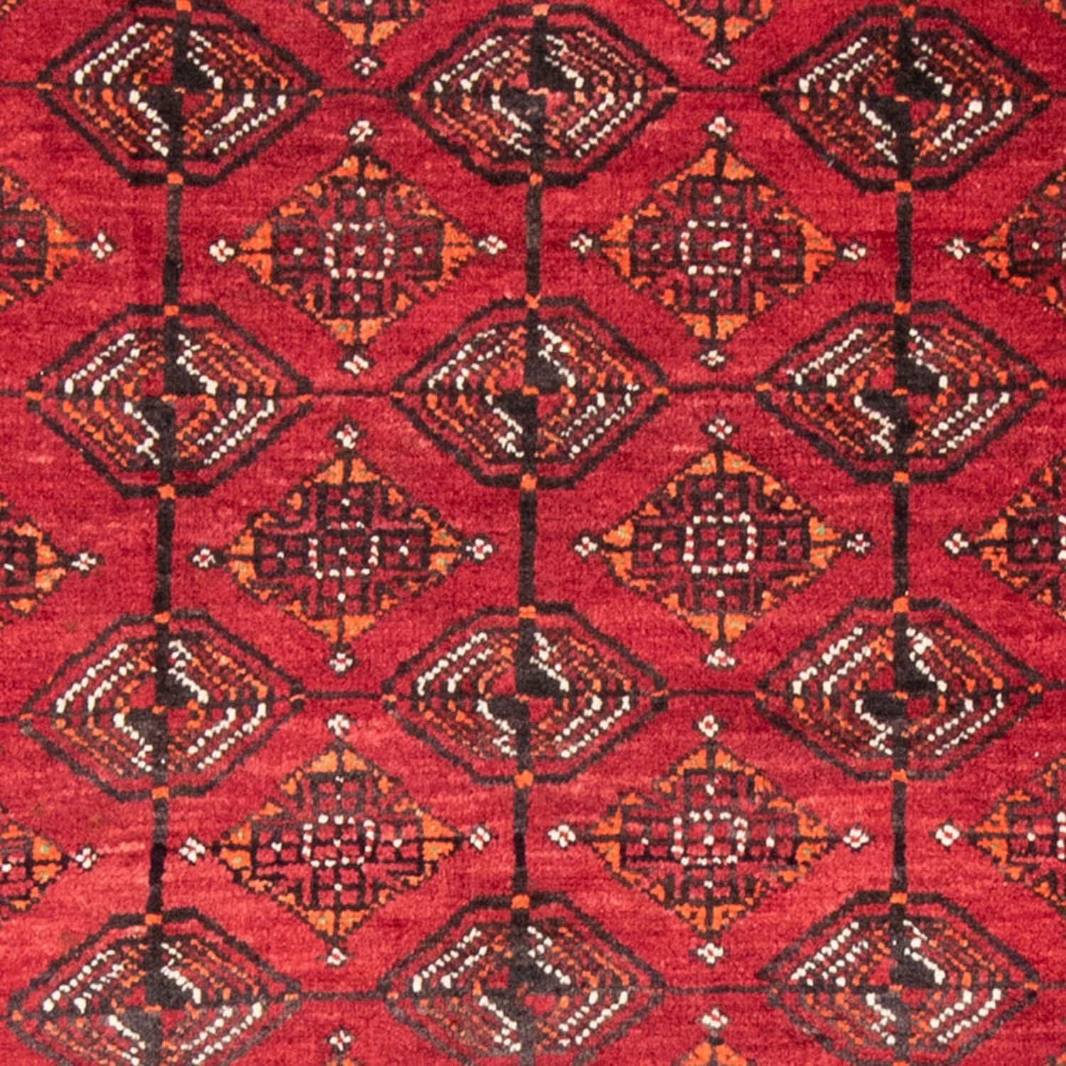 Alfombra Belutsch - 203 x 136 cm - rojo