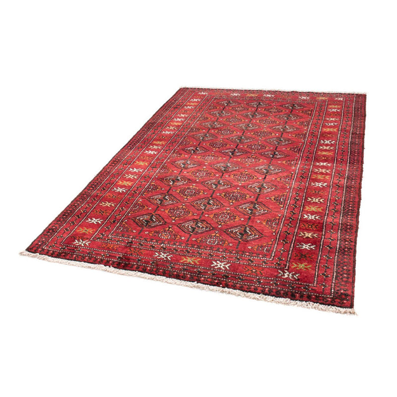 Alfombra Belutsch - 203 x 136 cm - rojo