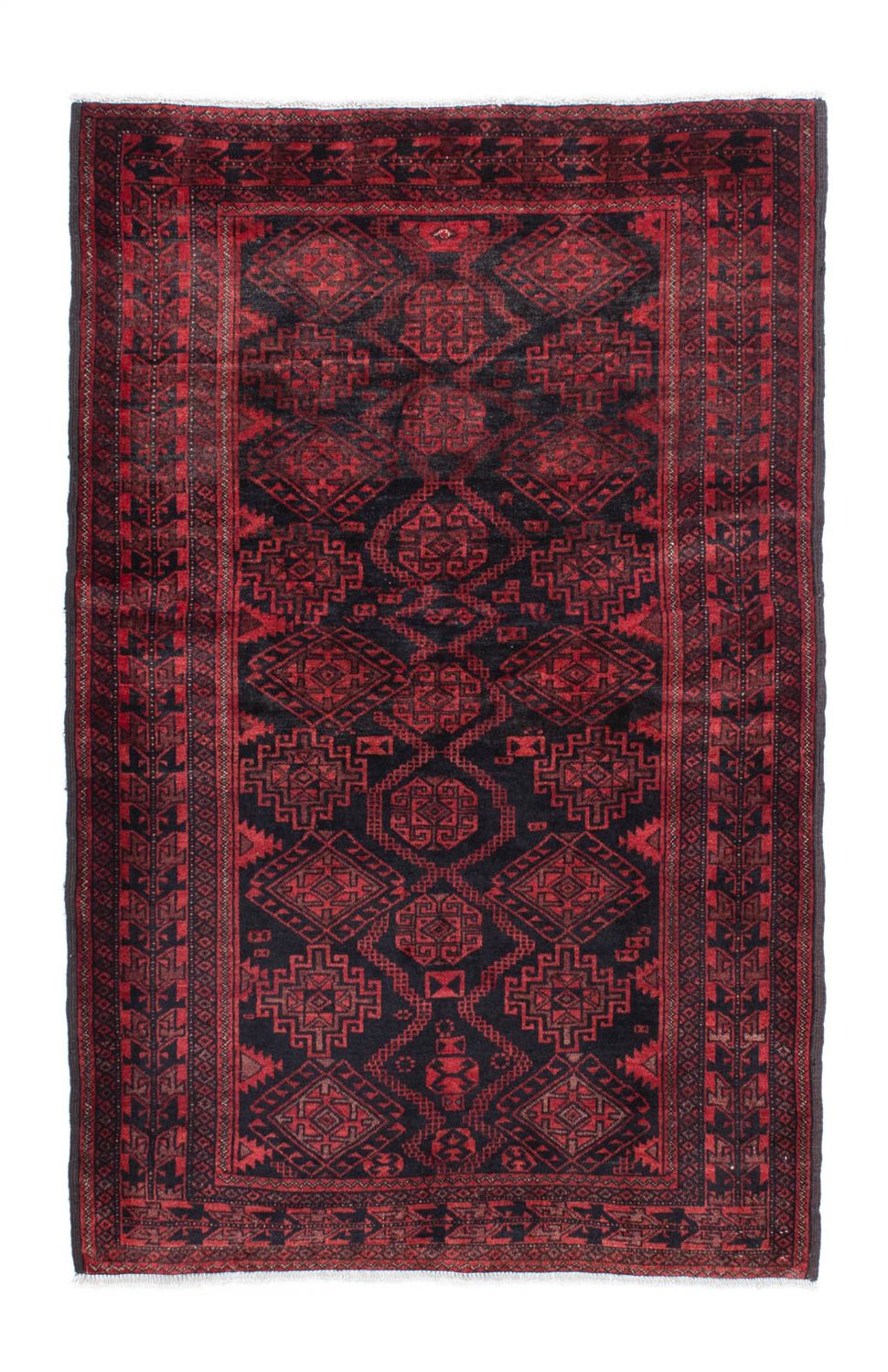 Alfombra Belutsch - 151 x 100 cm - azul oscuro