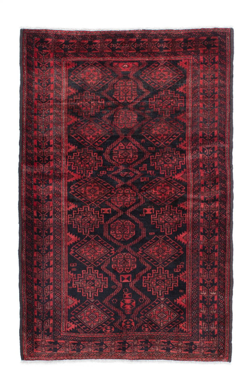 Alfombra Belutsch - 151 x 100 cm - azul oscuro