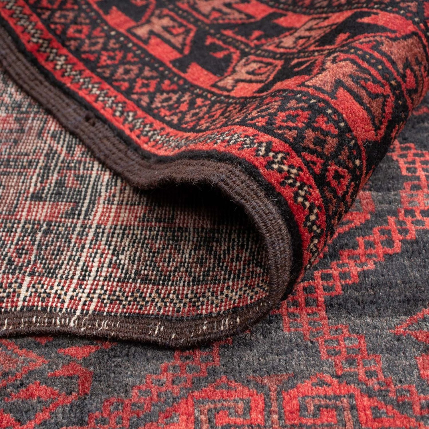 Alfombra Belutsch - 151 x 100 cm - azul oscuro