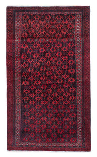 Alfombra Belutsch - 150 x 89 cm - rojo oscuro