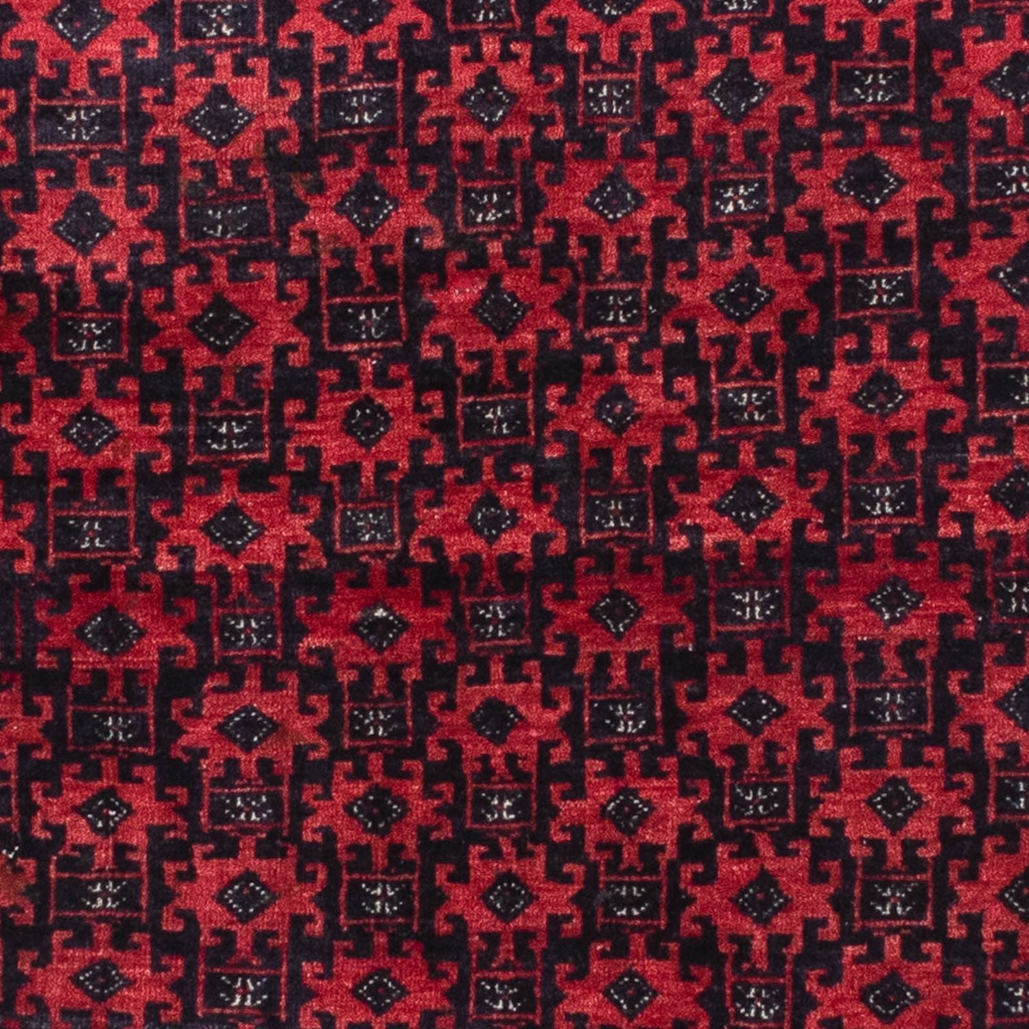 Alfombra Belutsch - 150 x 89 cm - rojo oscuro