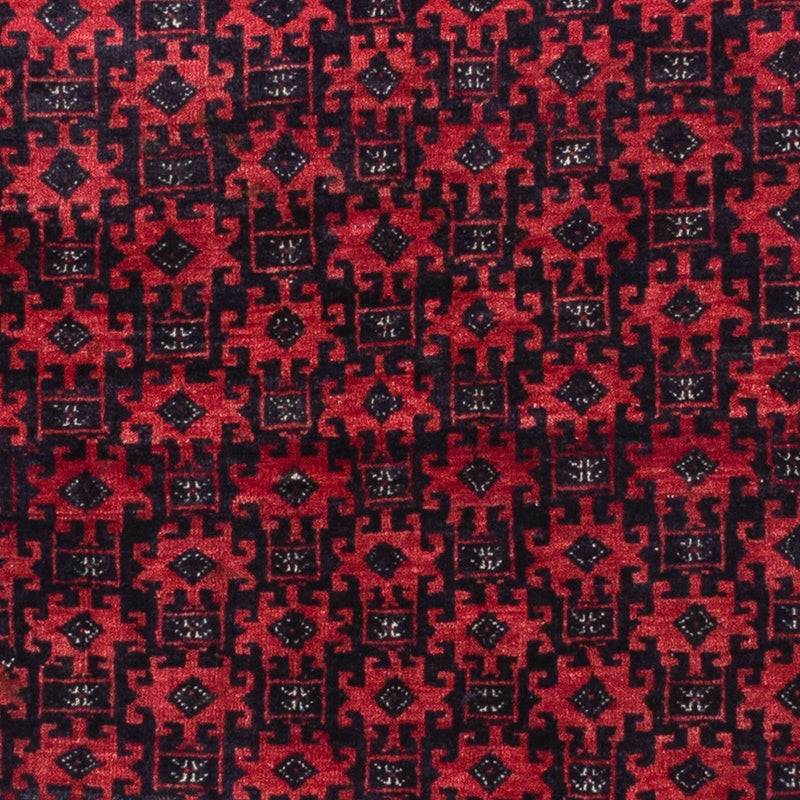 Alfombra Belutsch - 150 x 89 cm - rojo oscuro