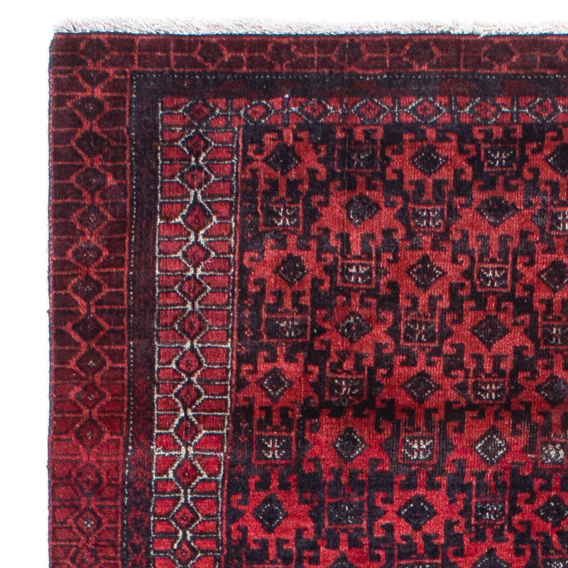 Alfombra Belutsch - 150 x 89 cm - rojo oscuro
