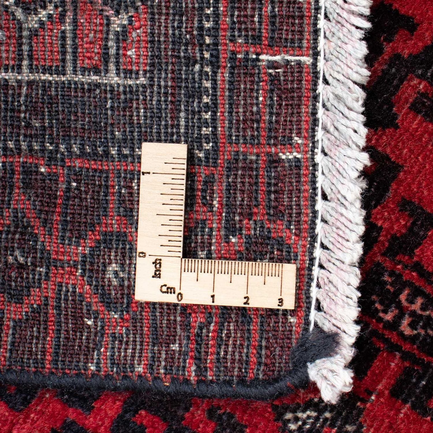 Alfombra Belutsch - 150 x 89 cm - rojo oscuro