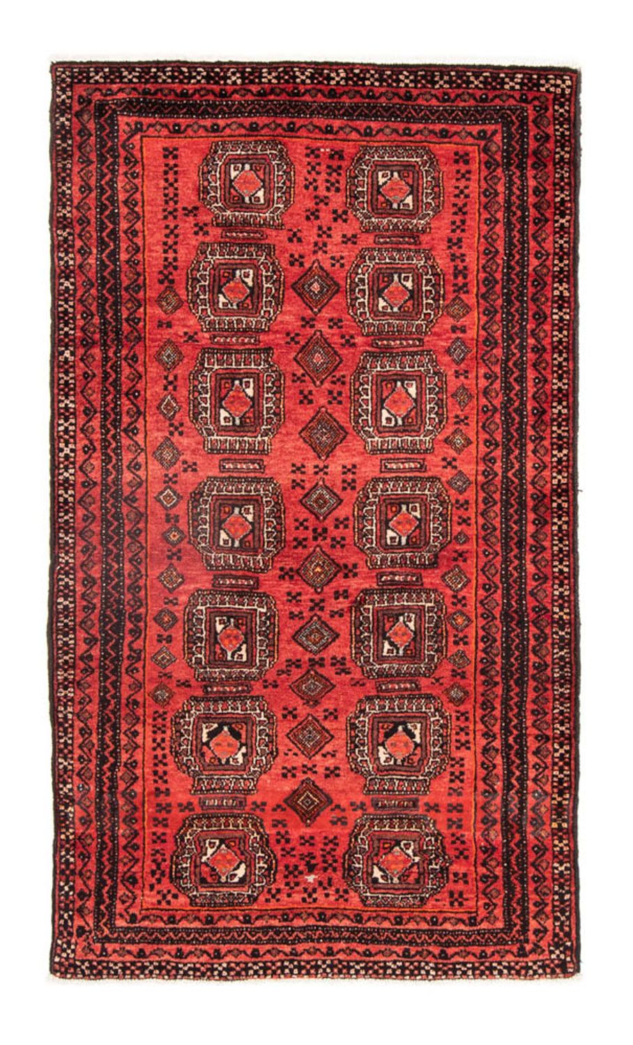 Alfombra de pasillo Alfombra Belutsch - 197 x 109 cm - rojo