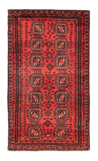 Alfombra de pasillo Alfombra Belutsch - 197 x 109 cm - rojo