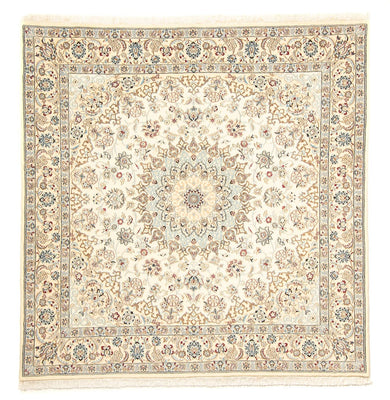 Alfombra Persa - Nain - Real cuadrado  - 203 x 202 cm - beige