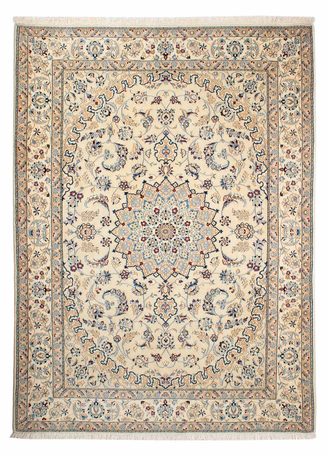 Alfombra Persa - Nain - Real - 236 x 176 cm - beige