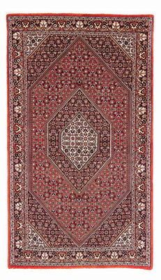 Alfombra persa - Bidjar - 181 x 108 cm - rojo