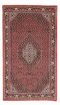 Alfombra persa - Bidjar - 181 x 108 cm - rojo