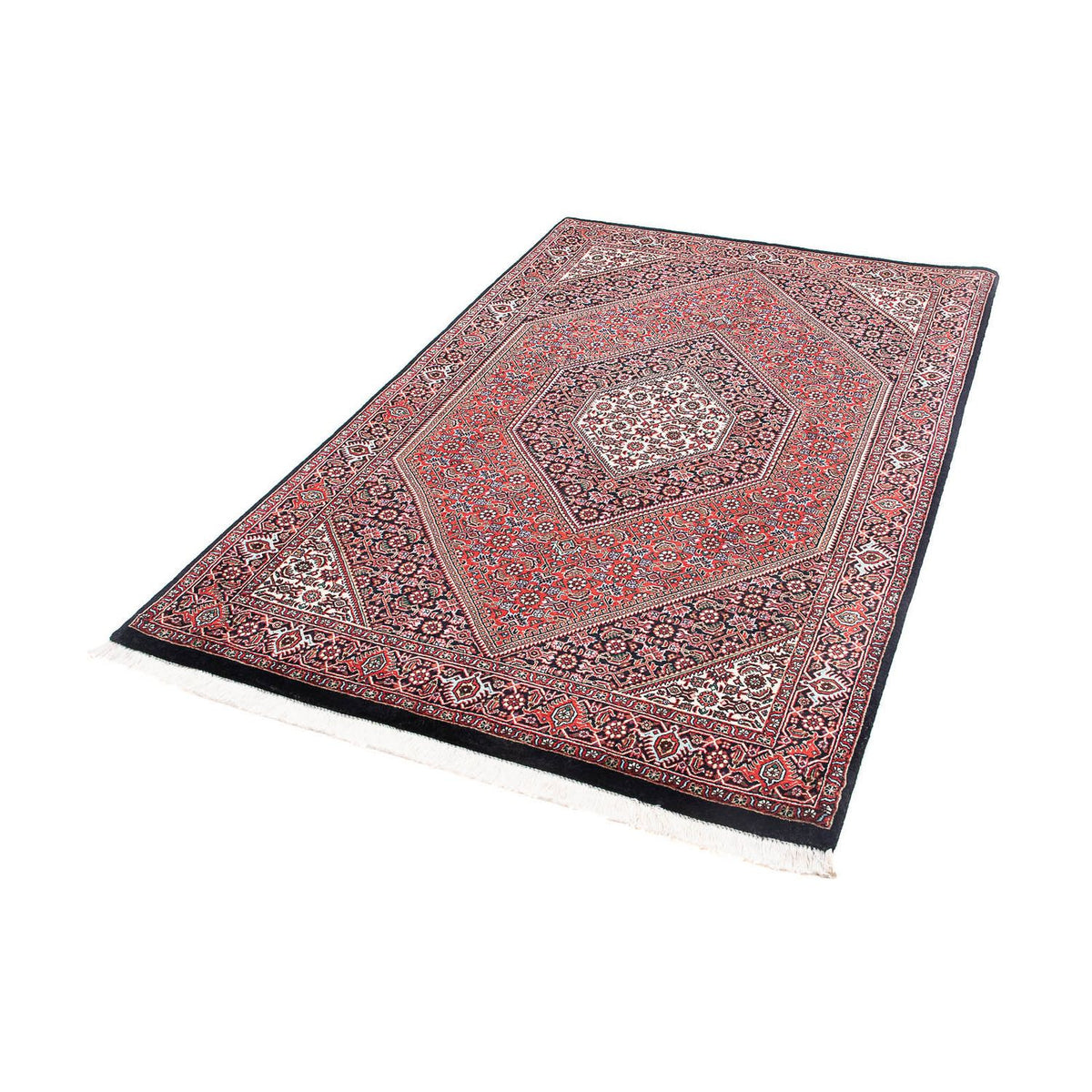 Alfombra persa - Bidjar - 181 x 108 cm - rojo