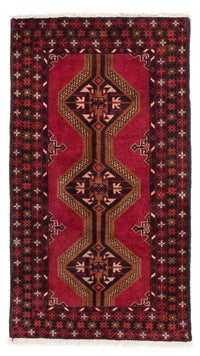 Alfombra Belutsch - 163 x 85 cm - rojo oscuro