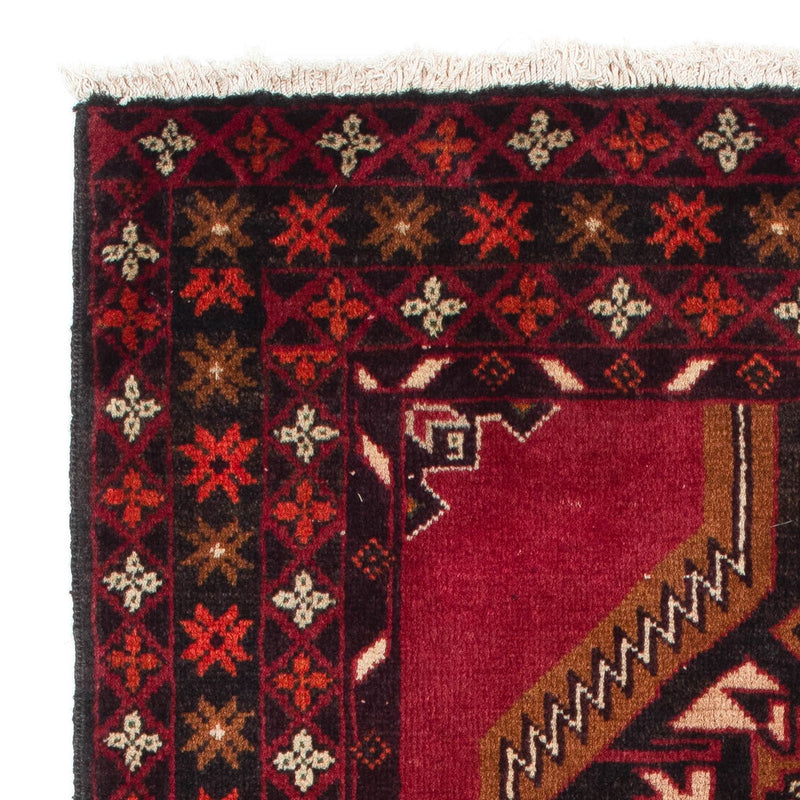 Alfombra Belutsch - 163 x 85 cm - rojo oscuro