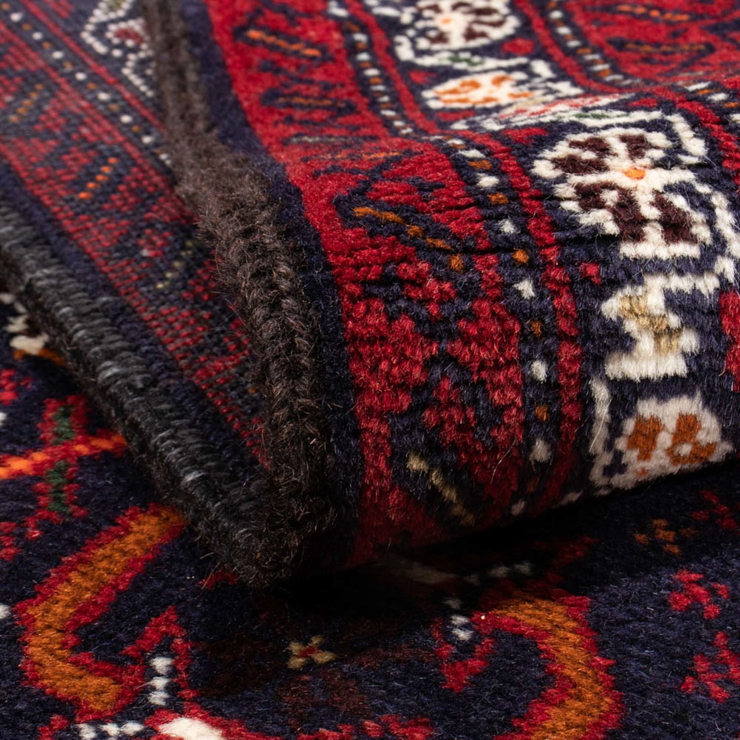 Alfombra de pasillo Alfombra Belutsch - 178 x 102 cm - rojo