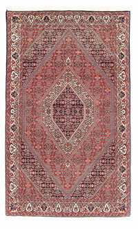 Alfombra persa - Bidjar - 182 x 112 cm - rojo claro
