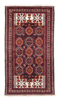 Alfombra de pasillo Alfombra Belutsch - 193 x 101 cm - rojo