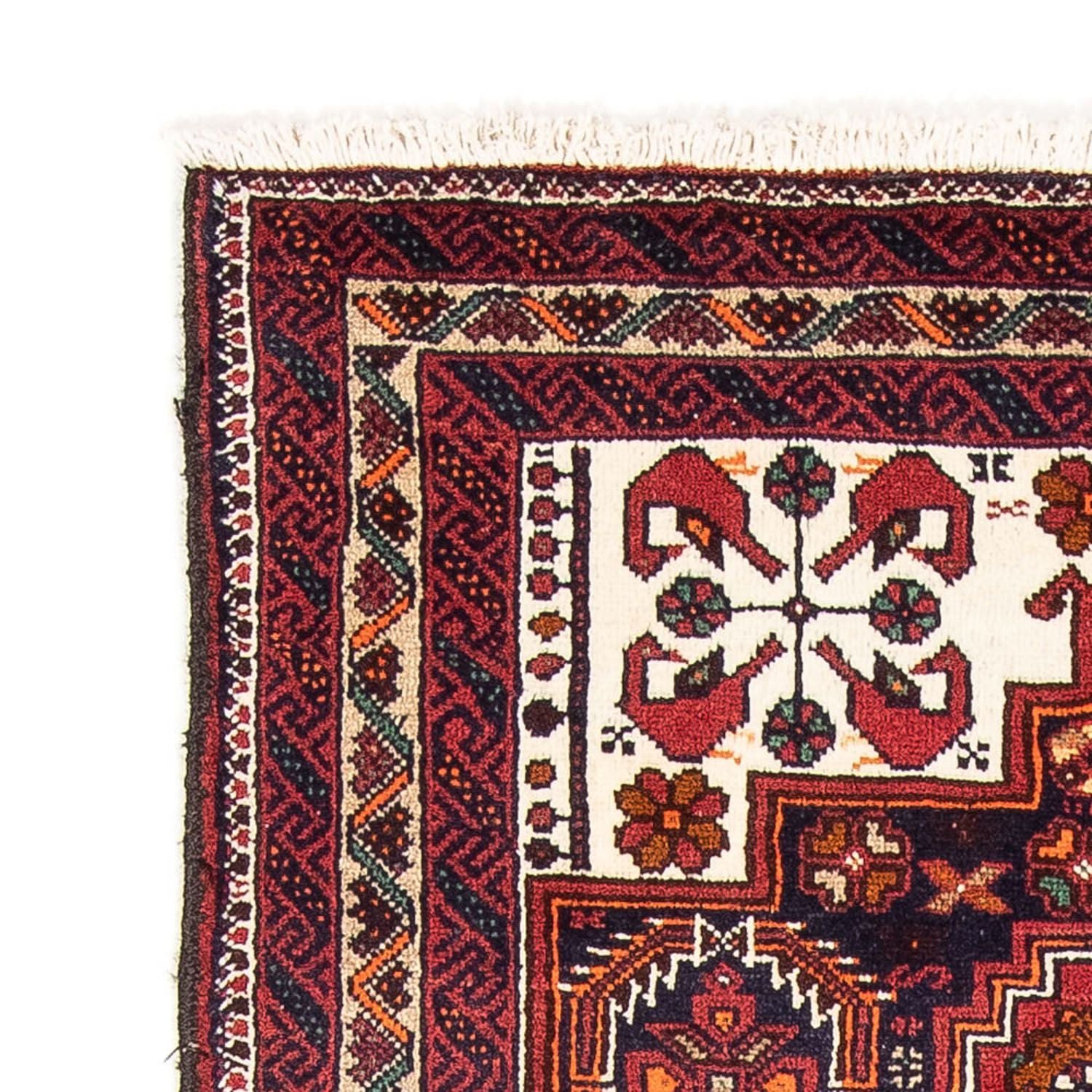 Alfombra de pasillo Alfombra Belutsch - 193 x 101 cm - rojo