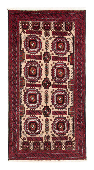 Alfombra de pasillo Alfombra Belutsch - 190 x 104 cm - beige