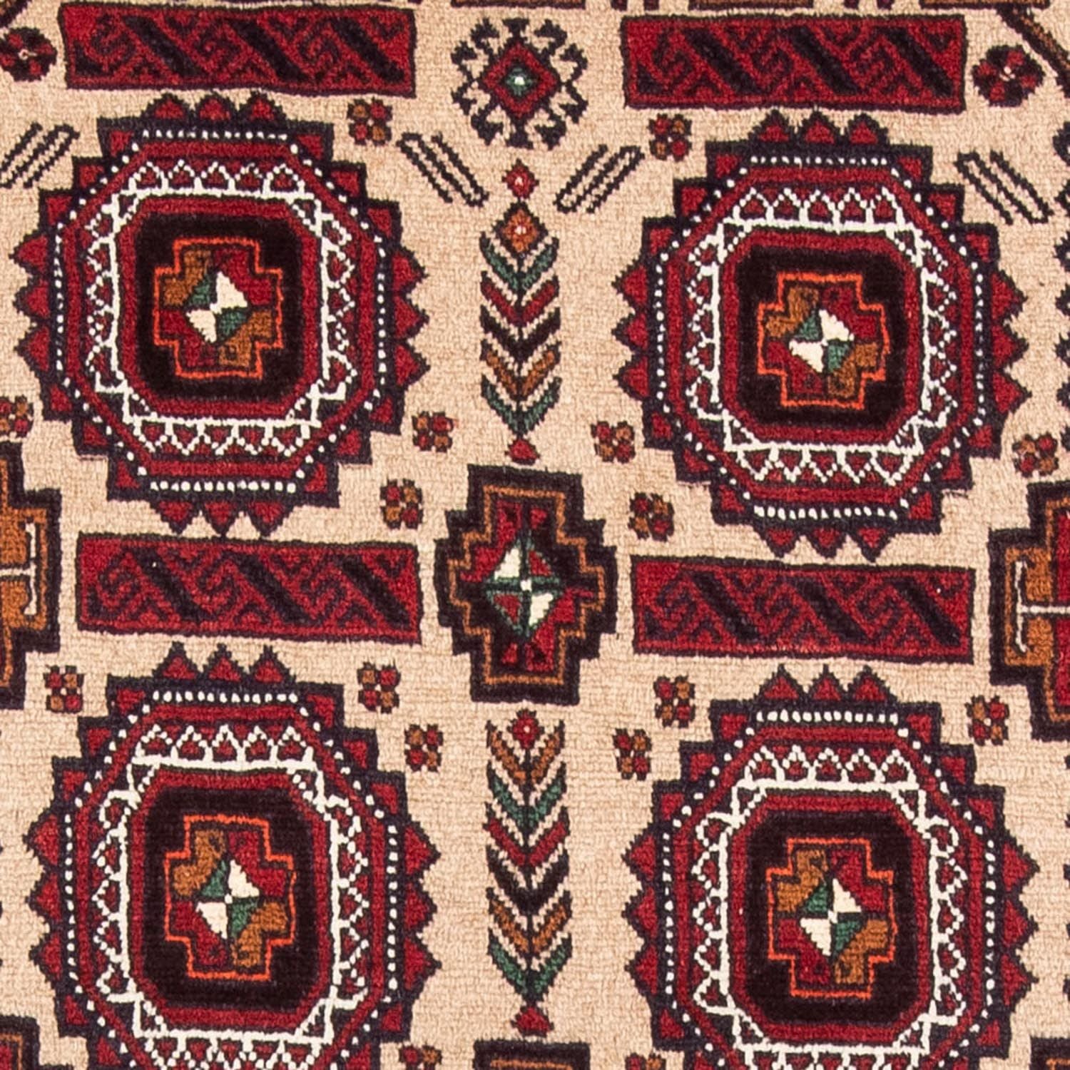 Alfombra de pasillo Alfombra Belutsch - 190 x 104 cm - beige