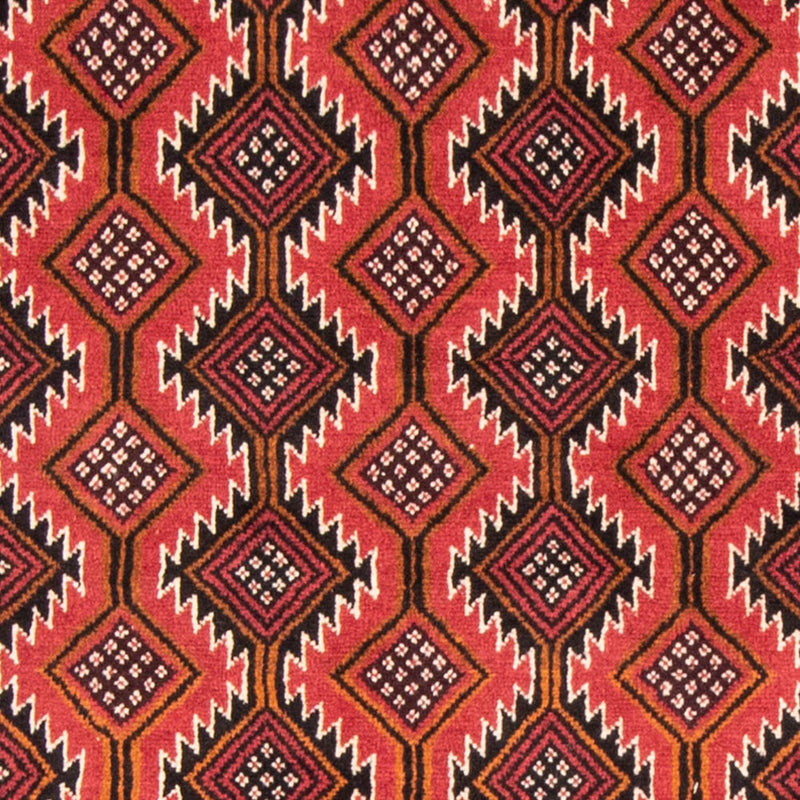 Alfombra de pasillo Alfombra Belutsch - 188 x 98 cm - rojo