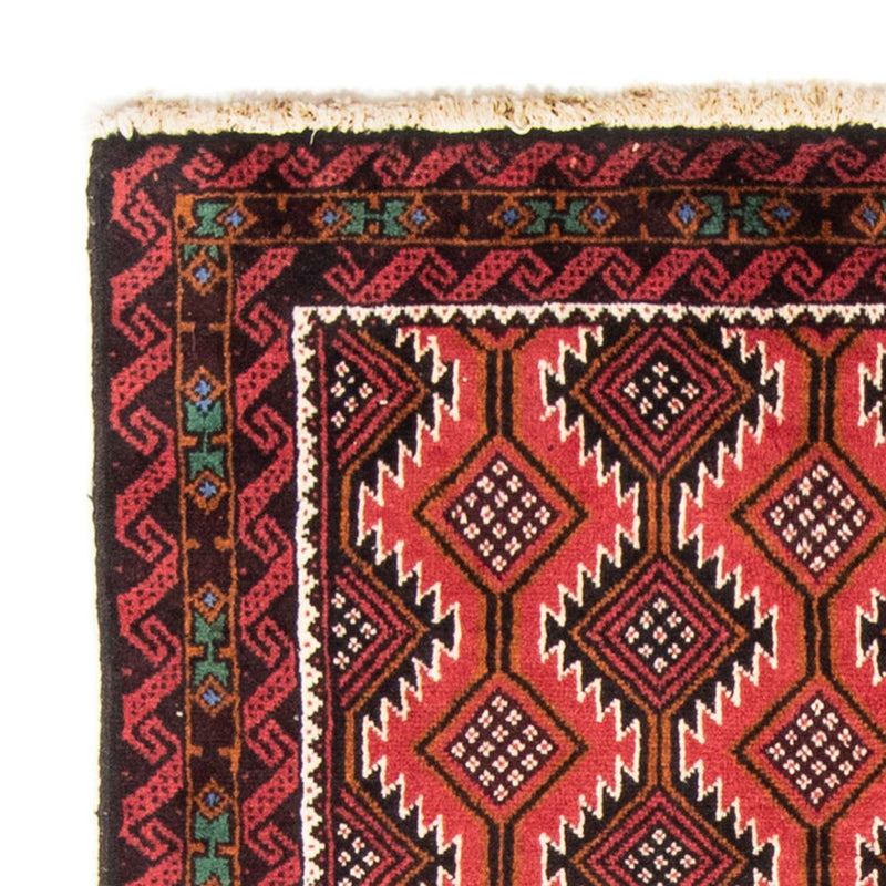Alfombra de pasillo Alfombra Belutsch - 188 x 98 cm - rojo