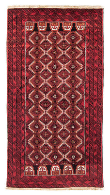 Alfombra de pasillo Alfombra Belutsch - 191 x 101 cm - rojo