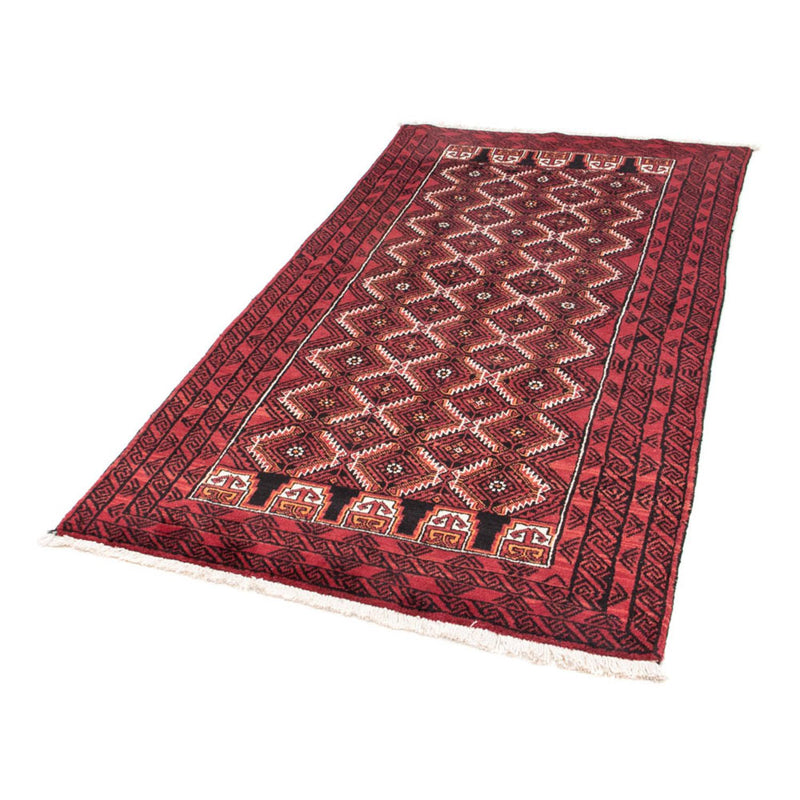 Alfombra de pasillo Alfombra Belutsch - 191 x 101 cm - rojo