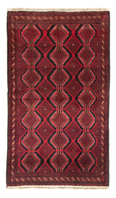 Alfombra de pasillo Alfombra Belutsch - 184 x 103 cm - rojo