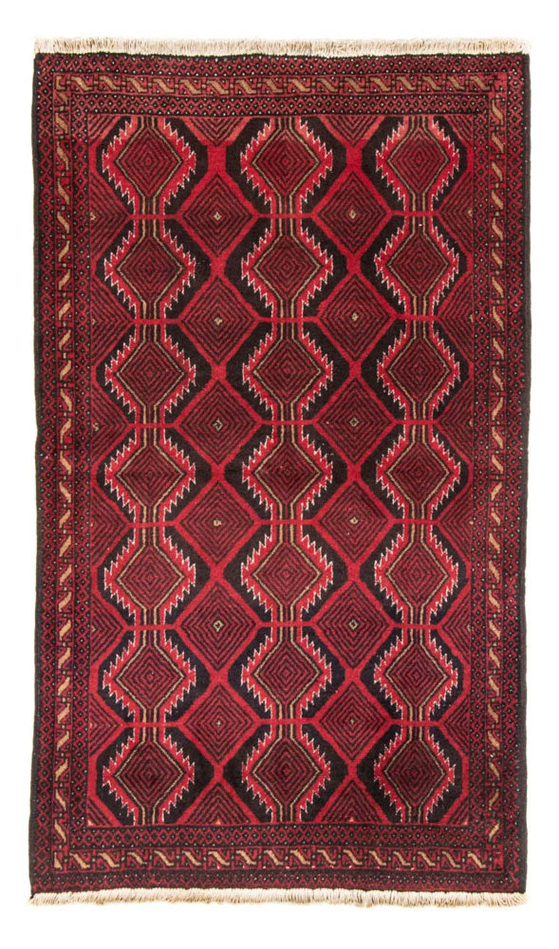 Alfombra de pasillo Alfombra Belutsch - 184 x 103 cm - rojo