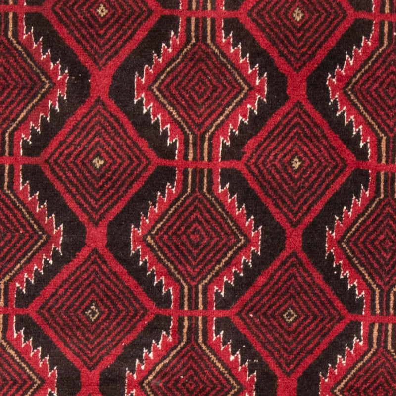 Alfombra de pasillo Alfombra Belutsch - 184 x 103 cm - rojo