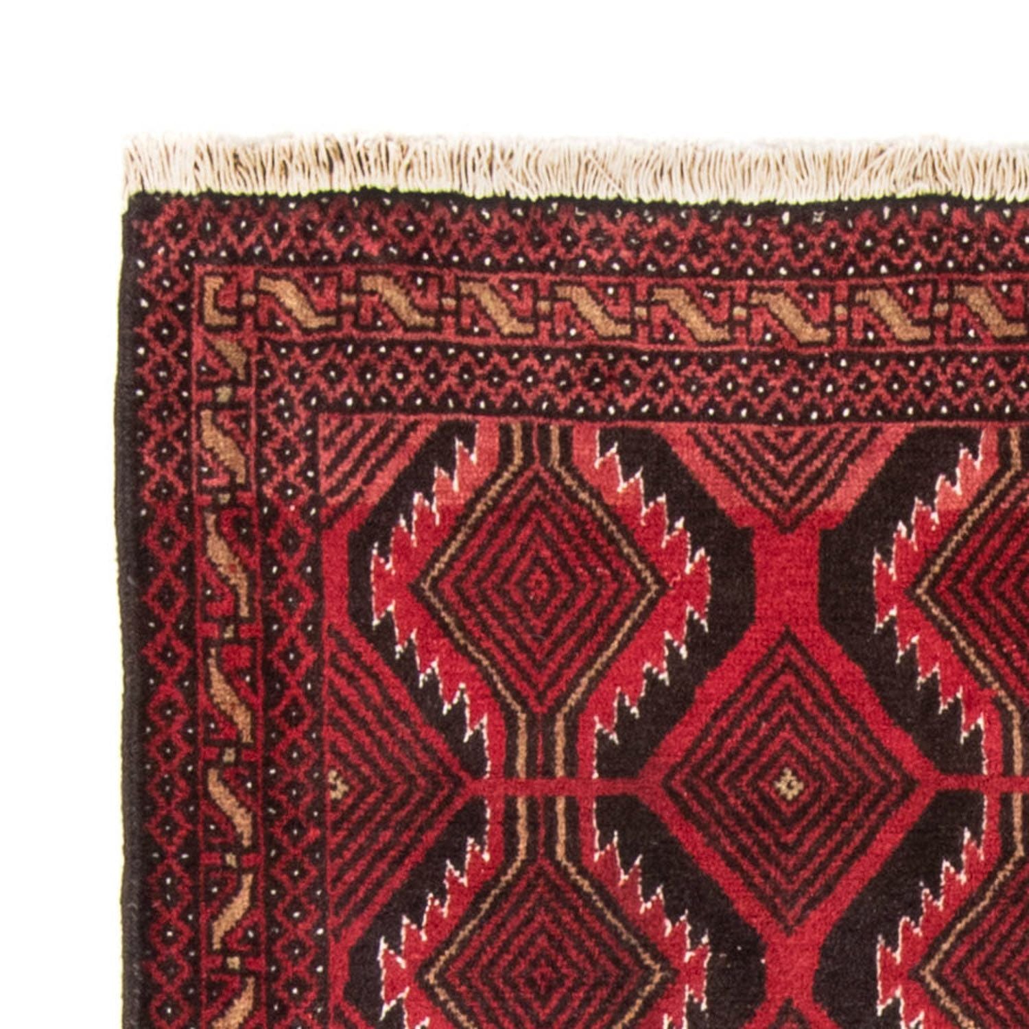 Alfombra de pasillo Alfombra Belutsch - 184 x 103 cm - rojo