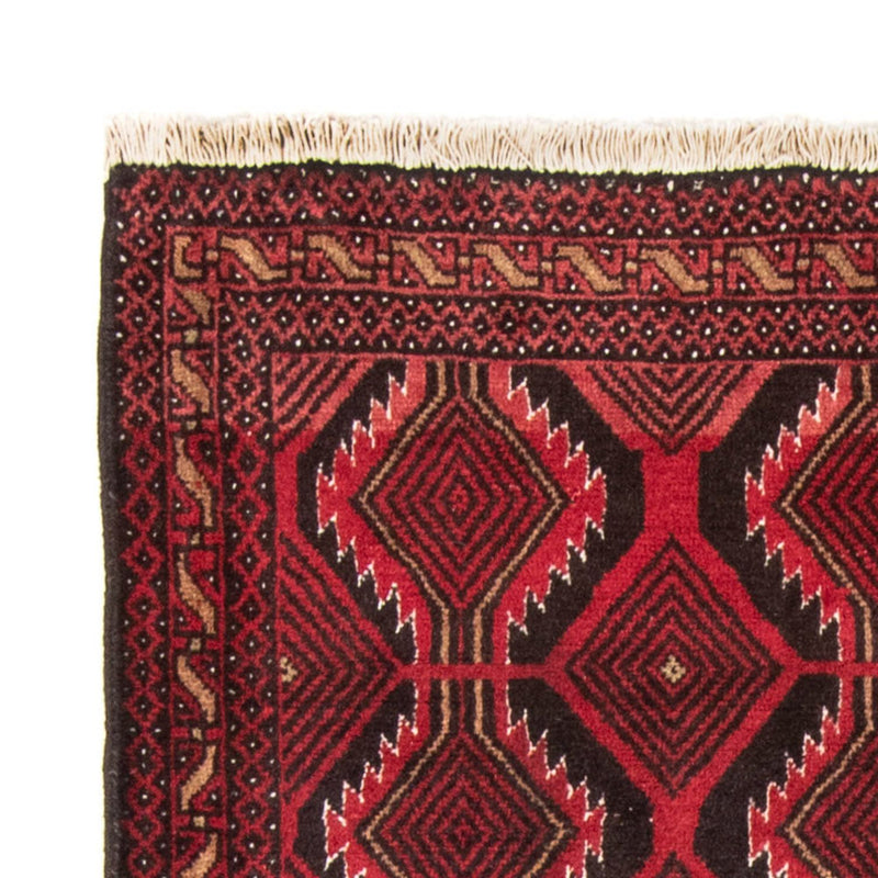 Alfombra de pasillo Alfombra Belutsch - 184 x 103 cm - rojo