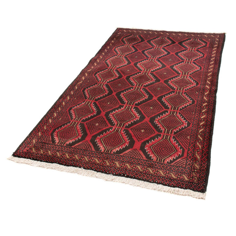 Alfombra de pasillo Alfombra Belutsch - 184 x 103 cm - rojo
