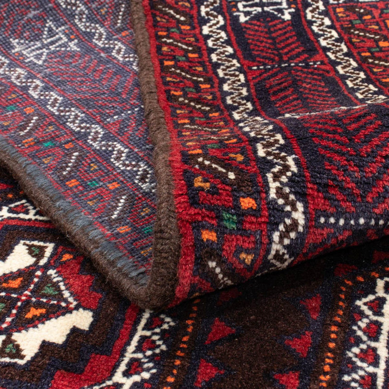 Alfombra de pasillo Alfombra Belutsch - 192 x 101 cm - rojo