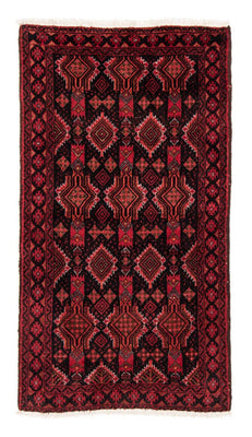 Alfombra de pasillo Alfombra Belutsch - 182 x 100 cm - rojo oscuro