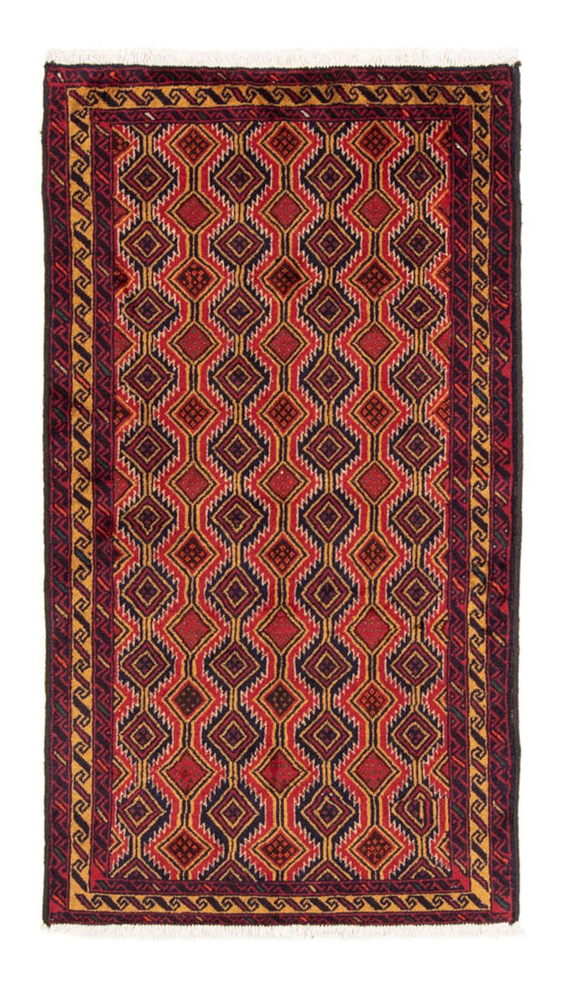 Alfombra de pasillo Alfombra Belutsch - 181 x 98 cm - rojo