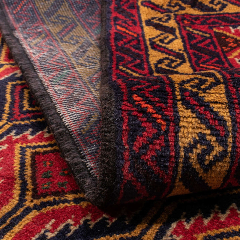 Alfombra de pasillo Alfombra Belutsch - 181 x 98 cm - rojo