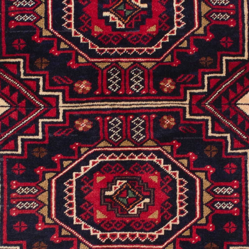 Alfombra Belutsch - 146 x 84 cm - rojo oscuro
