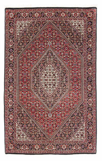Alfombra de pasillo Alfombra persa - Bidjar - 180 x 107 cm - rojo oscuro