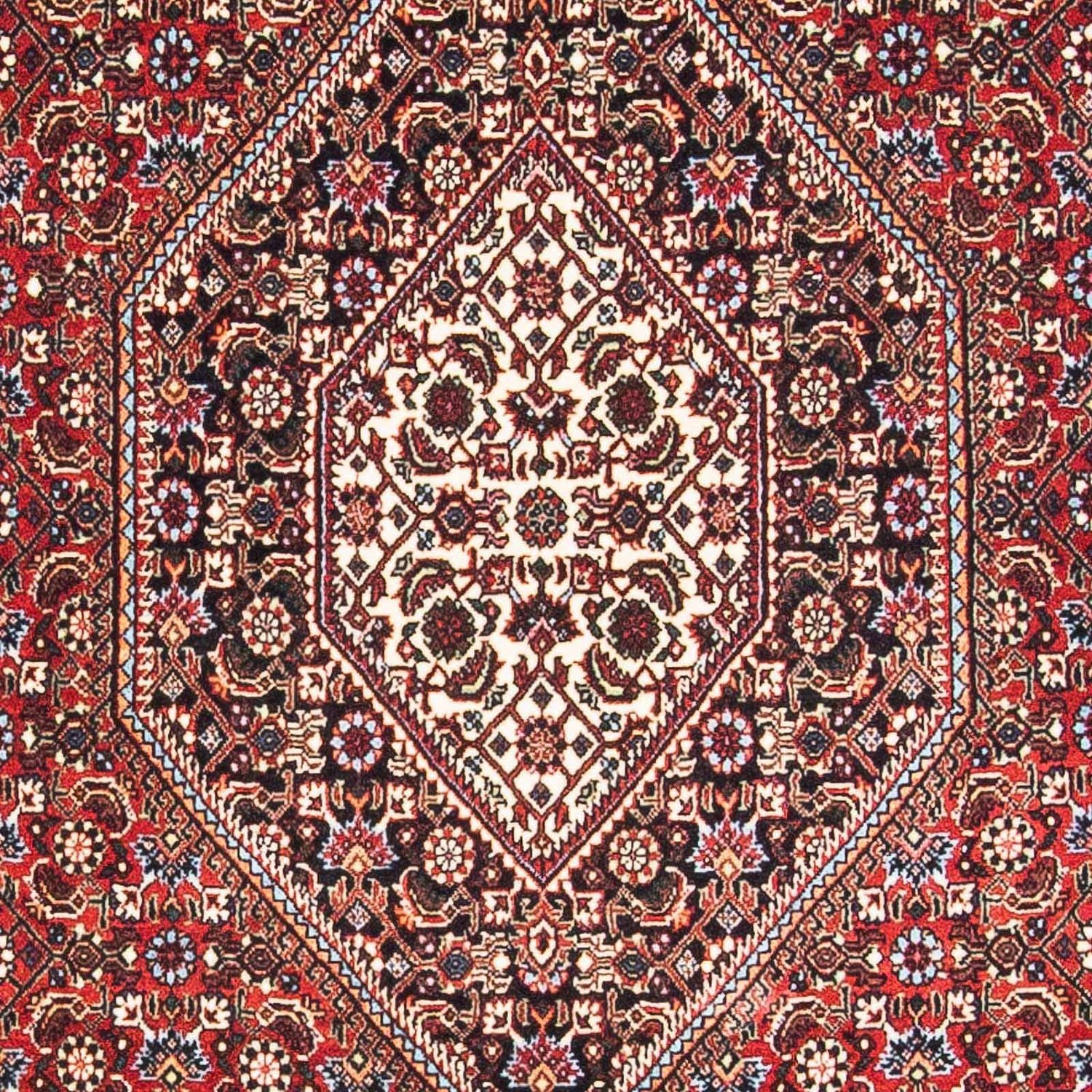 Alfombra de pasillo Alfombra persa - Bidjar - 180 x 107 cm - rojo oscuro