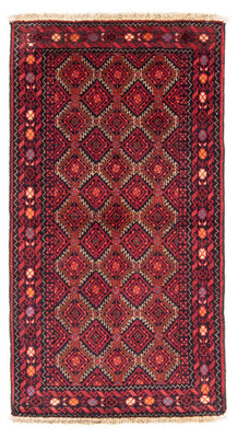 Alfombra de pasillo Alfombra Belutsch - 175 x 95 cm - rojo